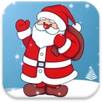 santa claus live wallpaper android application logo